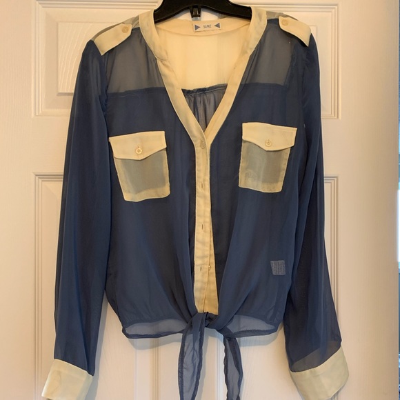 Colour block blouse - Picture 2 of 9